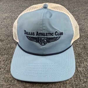 Dallas Athletic Club Imperial Blue & White Trucker Hat with Rope Men’s Golf Hat